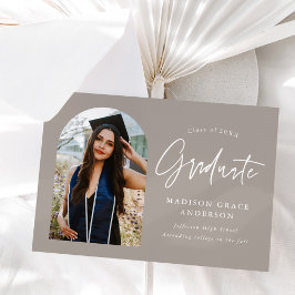 Anúncio Graduação de Foto em Arco Verde Moderno