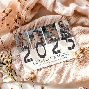 Anúncio Graduação de Foto em Creme 5 Moderno