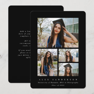 Anúncio Graduação de Foto Mínima de Quadro Preto 4
