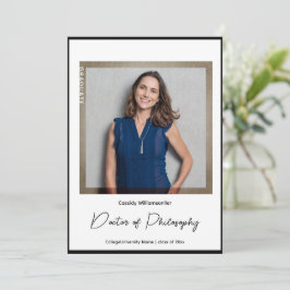 Anúncio Graduação de Foto Minimalista