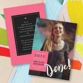 Anúncio Graduação de Foto Minimalista Simples em Qualquer 