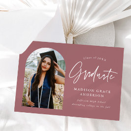 Anúncio Graduação de Foto por Arco Rosa moderno