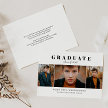 Graduação de Foto Simples 3 Moderna do Formando El