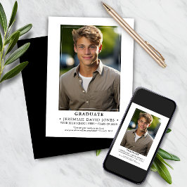 Anúncio Graduação de Foto Simples Moderna