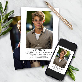 Anúncio Graduação de Foto Simples Moderna