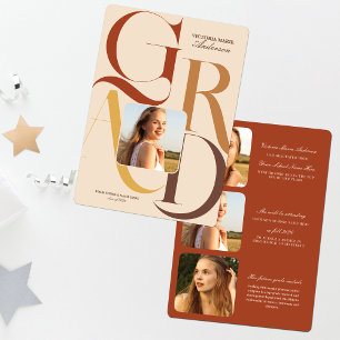 Anúncio Graduação de Fotografia com Tipografia de Formando