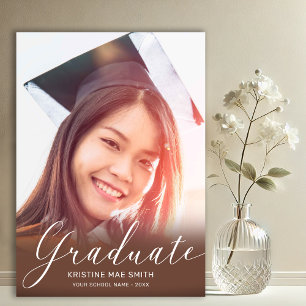 Anúncio Graduação de Fotografia da Caligrafia Branca Moder