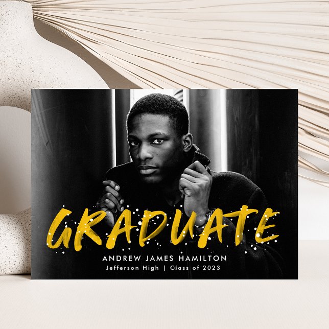 Anúncio Graduação de Fotografia do Splatter de Pintura Mod (Criador carregado)