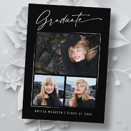 Anúncio Graduação de Fotografias com Script de Tinta Moder