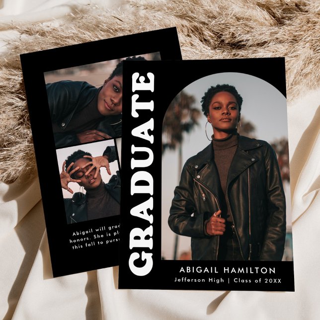 Anúncio Graduação de Fotografias Preto em Arca Deslocada 4 (Criador carregado)