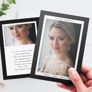 Anúncio Graduação de Fotos do Formando Universitário de FO