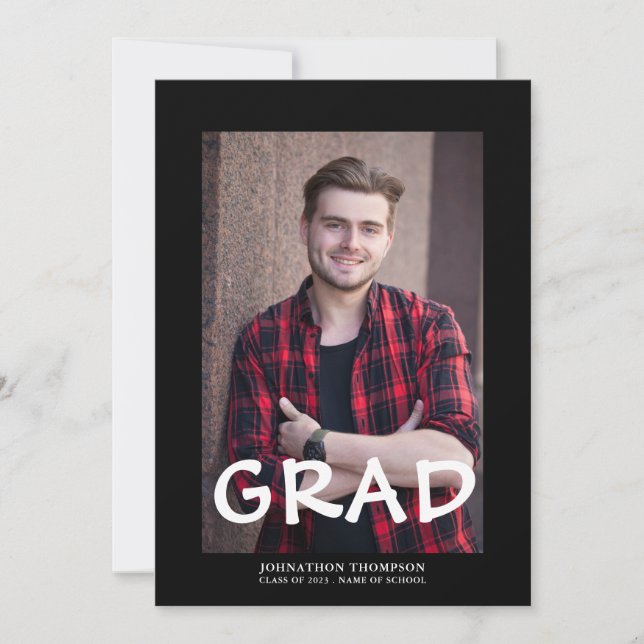 Anúncio Graduação de fotos minimalista (Frente)