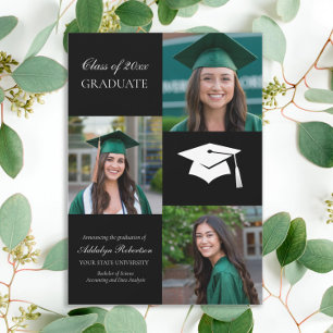 Anúncio Graduação de Fotos na Black White College