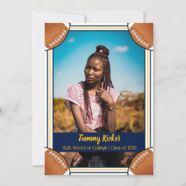 Anúncio Graduação de futebol marinho e Dourada