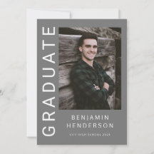 Graduação de Rapaz de Fotos Moderno