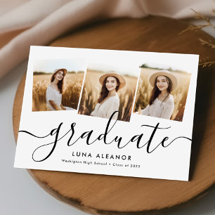 Anúncio Graduação de Script de Colagem de Fotos Moderna El