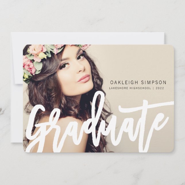 Anúncio Graduação de Script de Formando Simples (Frente)