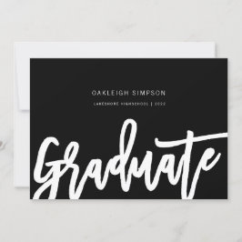 Anúncio Graduação de Script de Formando Simples