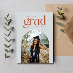 Anúncio Graduação de Segundo grau de Foto em Arco Simples
