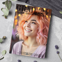 Anúncio Graduação de sobreposição da Revista Moderna 2024