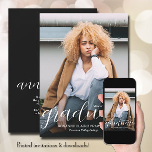 Anúncio Graduação de Sobreposição de Script de Tendy