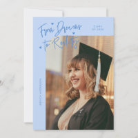 Graduação de Sonhos para a Realidade Foto Curva Az