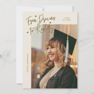 Anúncio Graduação de Sonhos para a Realidade Foto Curva Cr