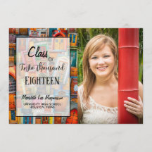 Graduação do Segundo grau Fotográfico de 2 Portas 