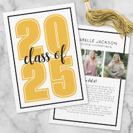 Anúncio Graduação Dourada de Foto de Formando de Script Si