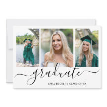 Graduação Elegante de Colagem de Fotos Moderna