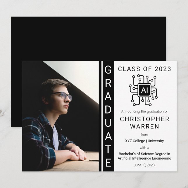 Anúncio Graduação em Engenharia de Inteligência Artificial (Frente/Verso)