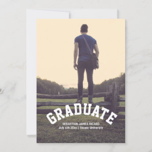 Anúncio Graduação Masculina Moderna Personalizada