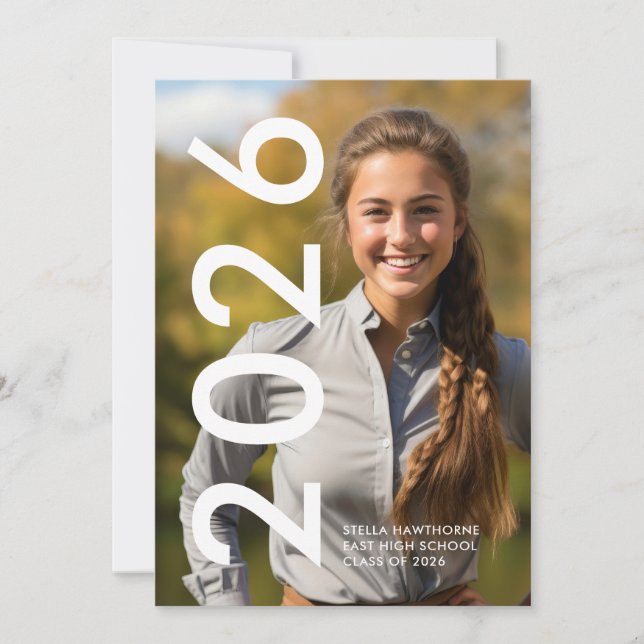 Anúncio Graduação Minimalista Moderna (Frente)