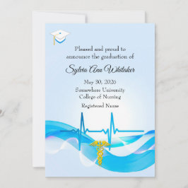 Anúncio Graduação na Escola de Enfermagem médica elegante