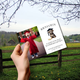 Anúncio Graduação no infantário da escola doméstica com pã