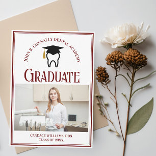 Anúncio Graduação Personalizada de Foto da Escola Dental M