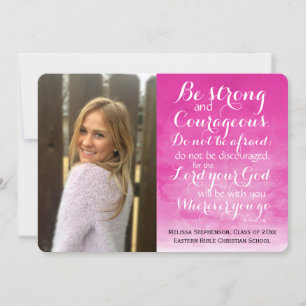 Anúncio Graduação Personalizada de Foto em Bíblia Cristã W