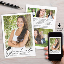 Graduação Script Simples Moderno 5 Foto