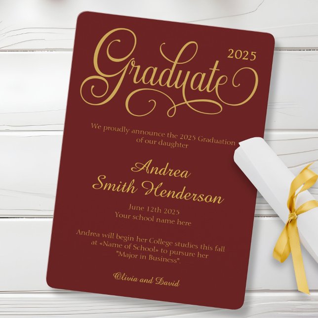 Anúncio Graduação Sem Tipografia Elegante (Criador carregado)