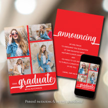 Graduação Vermelha de Foto Chic 4