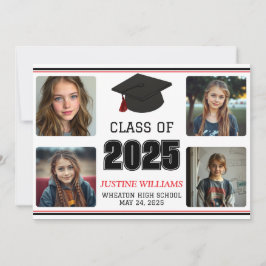 Anúncio Graduação Vermelha e Negra