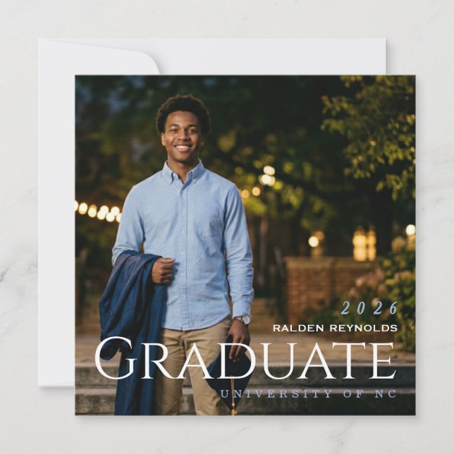 Anúncio Graduate Announcement (Frente)