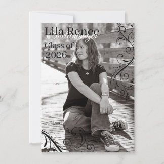 Anúncio Graduation Announcement Card