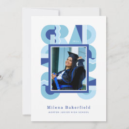 Anúncio Graduation celebration invitation class of 2026