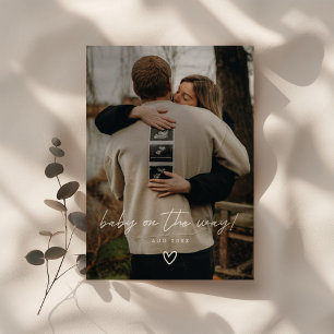 Anúncio Gravidez de Fotografias de Script Minimalista Mode