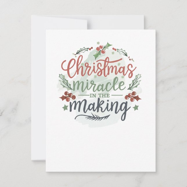 Anúncio Gravidez de Natal (Frente)