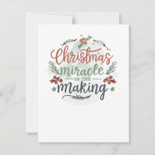 Anúncio Gravidez de Natal