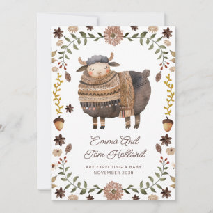 Anúncio Gravidez de Ovina de Aquarela Cuta