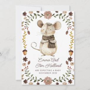 Anúncio Gravidez de Rato de Cores Aquáticas