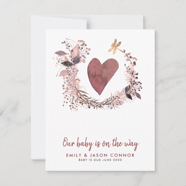 Anúncio Gravidez na Verruga Cardíaca (Frente)